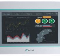 จอทัชสกรีน Wecon New Style 10.2 inch HMI โมเดล PI3102ie