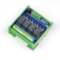 Relay Module Optocoupler Isolation trigger signal  (3.3V-5V) Supply voltage 24VDC 4 ช่อง