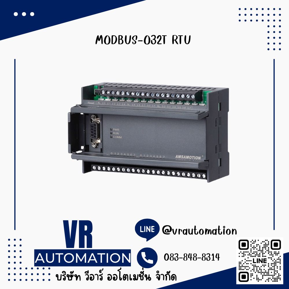 AMSAMOTION | โมดูล I/O (Remote I/O) Ethernet MODBUS RTU/TCP Gateway (RS485 to LAN) - Image 12
