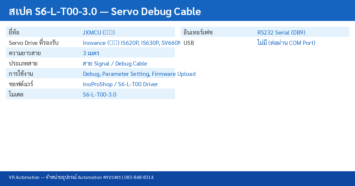 สเปค S6-L-T00-3.0