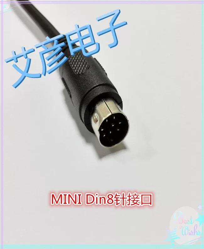 หัวต่อ Mini DIN 8 พิน ด้าน HMI Omron NB