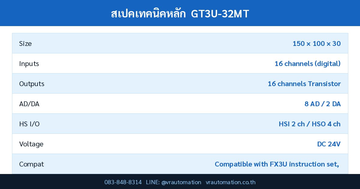 สเปค GT3U-32MT Lingkong
