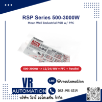 Mean Well RSP Series Switching Power Supply 500-3000W with PFC - VR Automation