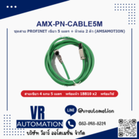 ชุดสาย PROFINET เขียว 5 เมตร พร้อมหัวต่อ 1BB10 2 ตัว AMSAMOTION
