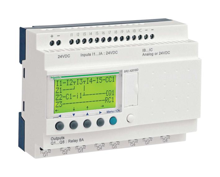 Schneider Electric Zelio Logic SR2A201BD Compact Smart Relay 20 I/O