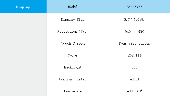 จอ HMI ทัชสกรีน Samkoon SK-057FE — 5.7 นิ้ว หน้าจอสัมผัสงานอุตสาหกรรม รองรับ PLC หลายยี่ห้อ - Image 4