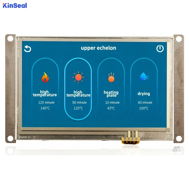 จอ HMI KinSeal 4.3 นิ้ว Serial TTL ตั้งค่าได้ รุ่น ASTGE043W023