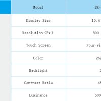 Alternative view of จอ HMI ทัชสกรีน Samkoon SK-104FS — 10.4 นิ้ว หน้าจอสัมผัสงานอุตสาหกรรม รองรับ PLC หลายยี่ห้อ