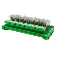 SANWO TKG2R-1E-K1024 รีเลย์โมดูล Relay Control Module 10 ช่อง 12V/24V DC สำหรับ PLC