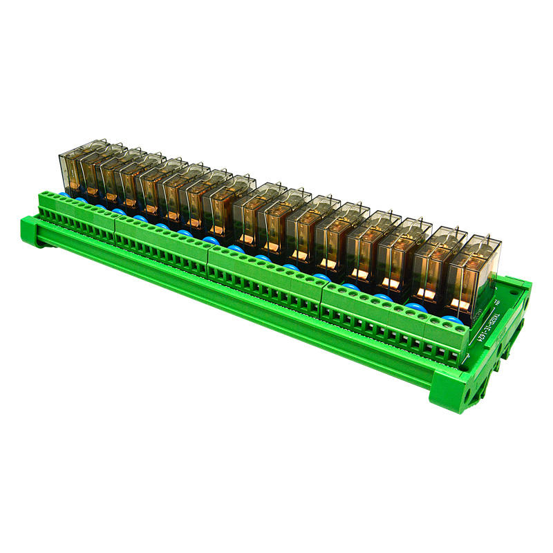 SANWO TKG2R-1E-K1624 รีเลย์โมดูล Relay Control Module 16 ช่อง 12V/24V DC สำหรับ PLC