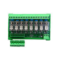 SANWO TKG2R-1E-K824 รีเลย์โมดูล 8 ช่อง 24V DC 16A ขั้วต่อถอดได้ ติดตั้งราง DIN