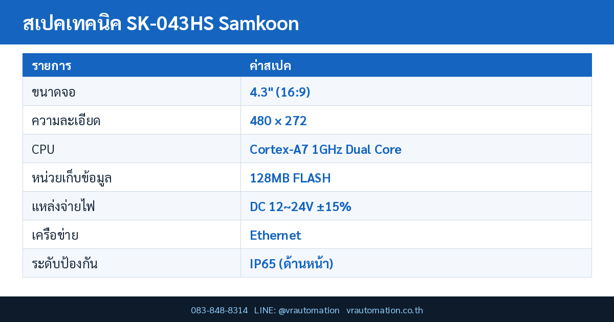 SK-043HS Samkoon HMI