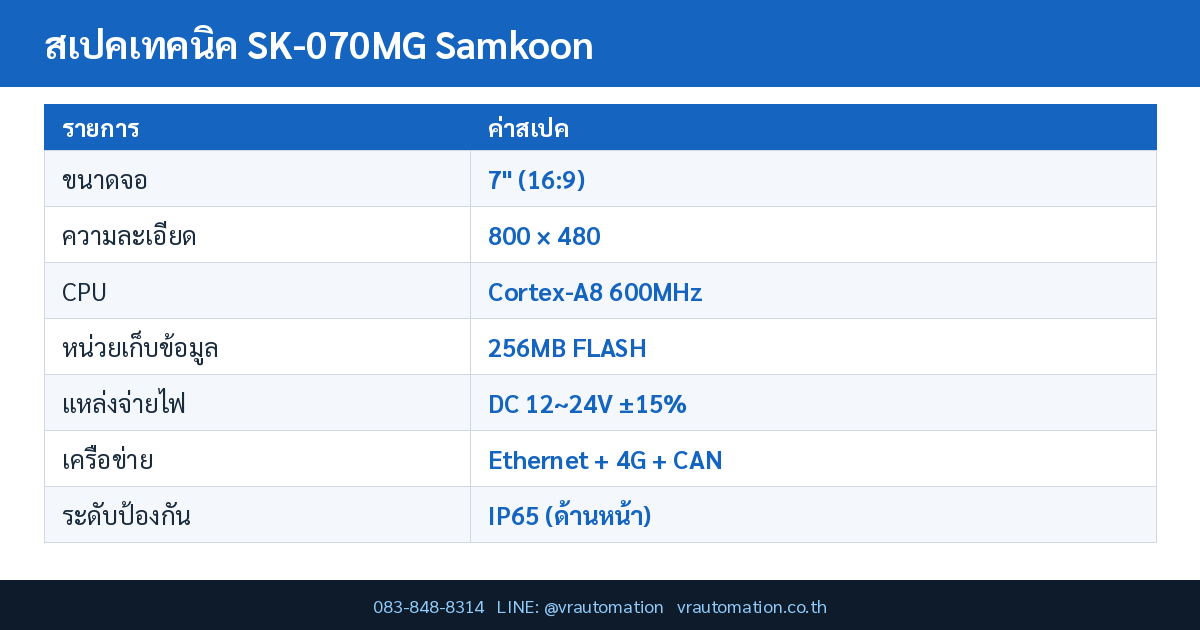 SK-070MG Samkoon HMI