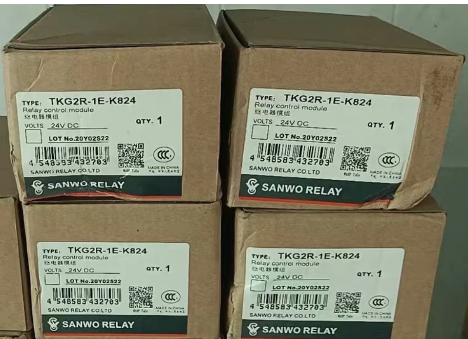 SANWO TKG2R-1E-K824 รีเลย์โมดูล Relay Control Module 24V DC 8 ช่อง สำหรับ PLC