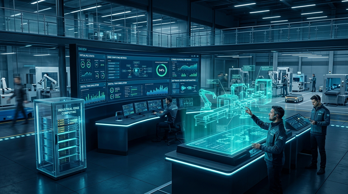 Software-Defined Automation Virtual PLC SCADA Industry 4.0 - VR Automation