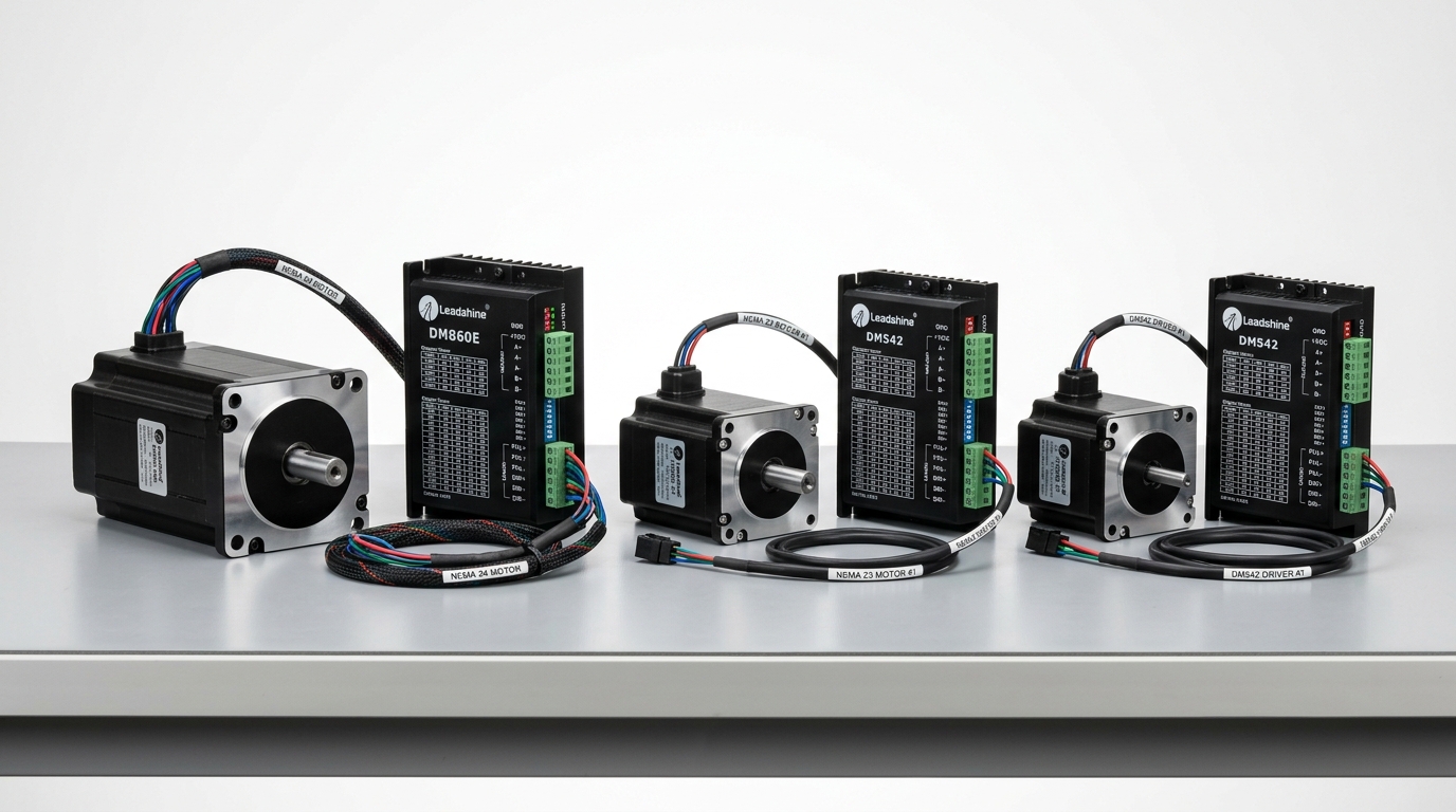 สเต็ปปิ้งมอเตอร์ Stepper Motor พร้อมไดรเวอร์ Nema 23 Nema 34