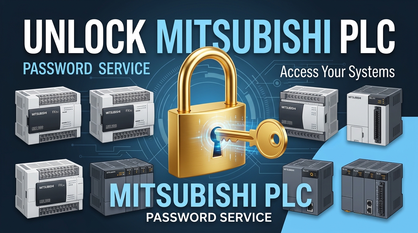 บริการปลดล็อค PLC Mitsubishi ทุกซีรีส์ - VR Automation